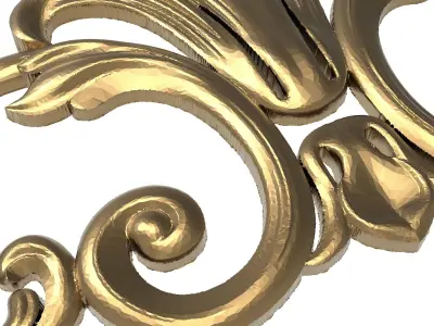  decorative pattern ready for 3D printing 3D model 341