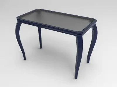 Metal Rectangular Table  3D print model