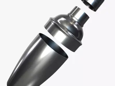 Cocktail shaker 3D model
