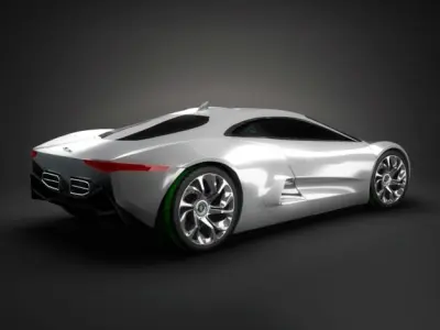 Jaguar C-X75 3D model