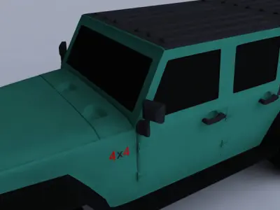  Jeep Wrangler unlimited 3D model