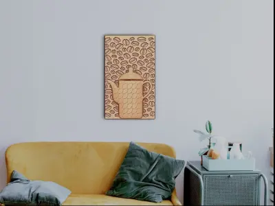 Coffee pot decoration 3D print model