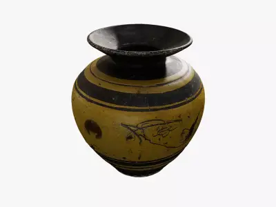 Anydrafts Jar 04 Low-poly 3D model