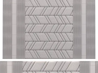 Decor panel 3D model buy