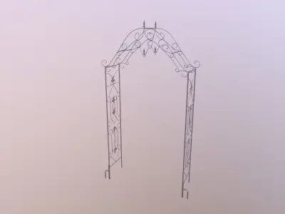 Various Climbing Metal Arch 3D model