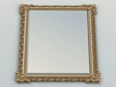 Rectangle mirror frame 020 3D model