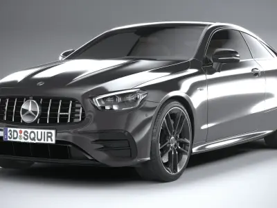 Mercedes E53 Coupe AMG 2021 3D model