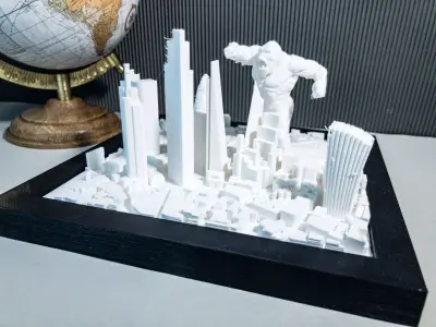 KING KONG in LONDON 3D print model