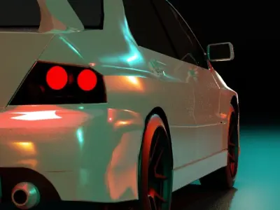 Mitsubishi Lancer Evolution 3D model