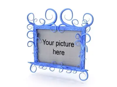 Wind picture frame 3D model