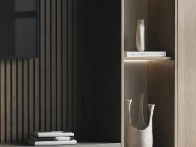 Tv wall 181 3D model
