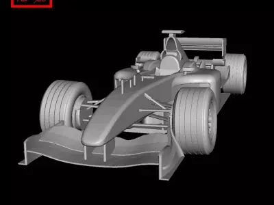 Formula 1 - Ferrari F2002 2002 3D print model