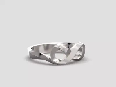 R 175 2 Infinity ring 3D print model