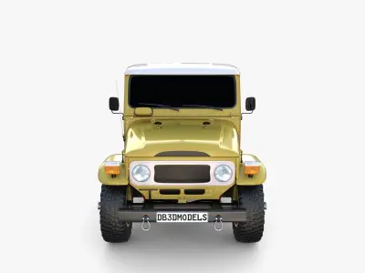 Generic 4x4 car v1 3D model