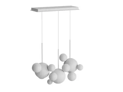 3 Bubble Pendant Light Clusters 3D model