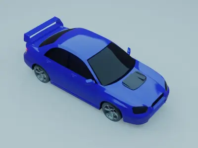 Subaru Impreza WRX STi 2004 3D model