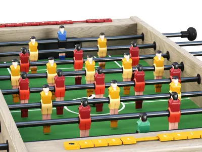 Table Football Game FGE-03  3D model
