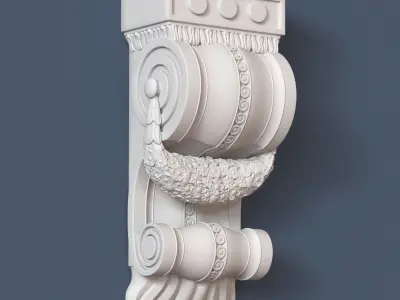 Decorative Corbel 3D model 14