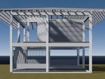 House in structure 25-59 3D model