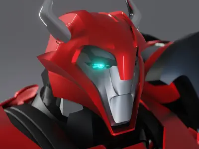 TRANSFORMERS PRIME Cliffjumper 3D model remaster Free 3D model