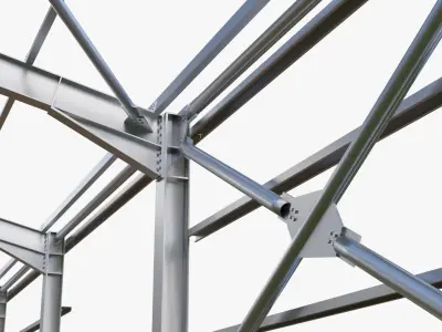 Steel Structure Building  3D model