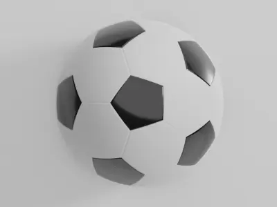 Football Soccer Ball 3D model 3D model