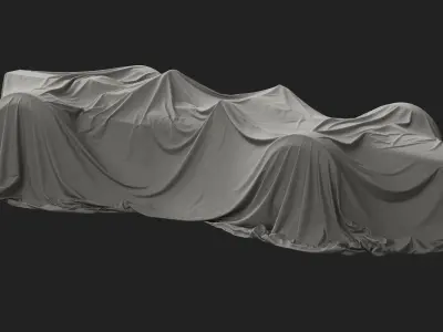 Sportcar Cover 02 3D model
