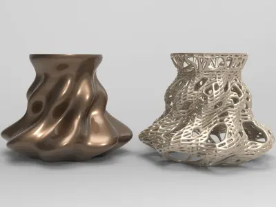 Vase Voronoi 12 3D print model