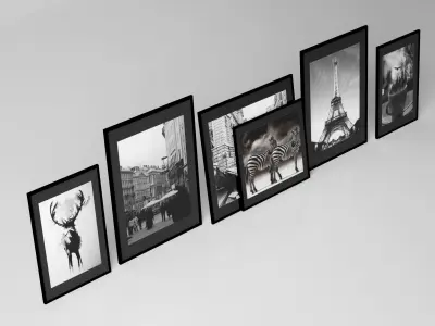 Artworks - Interior Art Prop Low-poly 3D model