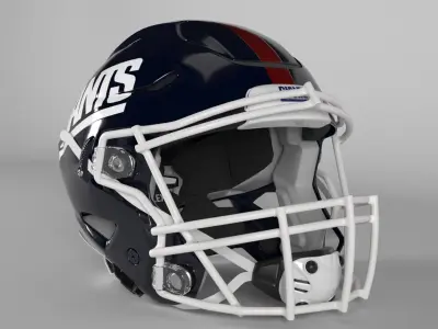 NEW YORK GIANTS Helmet Football NFC EAST PBR updated 2025 3D model