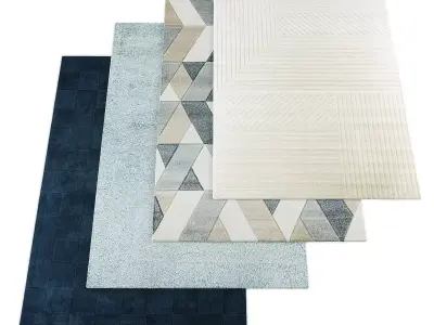 Rugs555 Low-poly 3D model