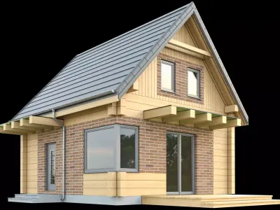 Tiny home 3D model