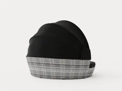 Florence Luxury Sunbed Low-poly 3D model