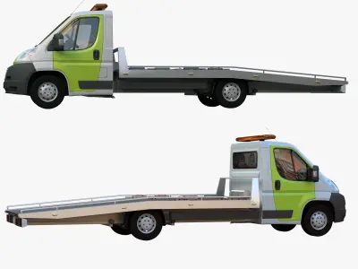 tow truck 3D model