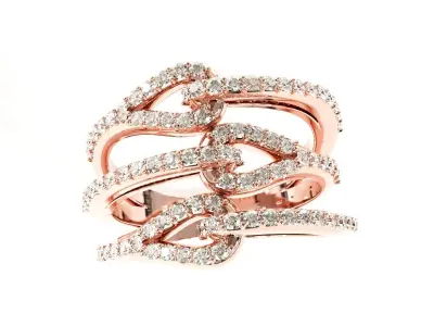 elegant fancy ring  3D print model