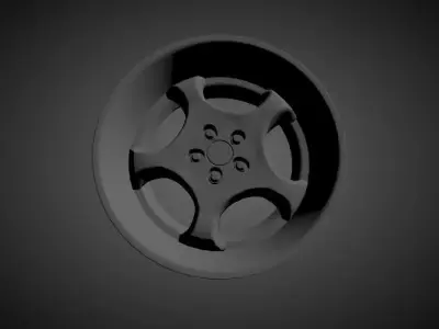 BROCK B2 scalable and printable rims 3D print model