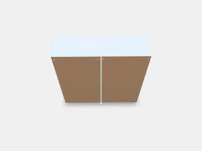 PAX 2 wardrobe frames 11 Low-poly 3D model