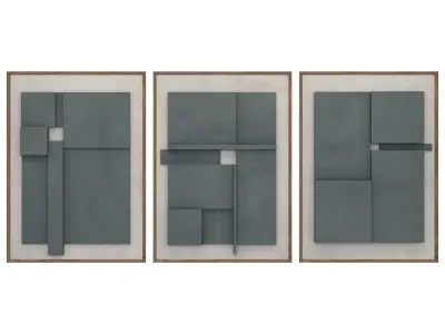 Art frame-set 002 3D model