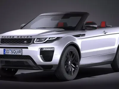 Land Rover Range Rover Evoque Convertible 2017 3D model