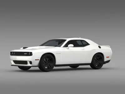 Dodge Challenger SRT Hellcat Supercharged 2015 3D model