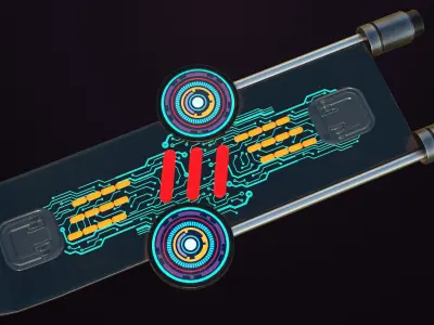 Sci Fi Hoverboard 9 All PBR Unity UE Textures Included Low-poly 3D model