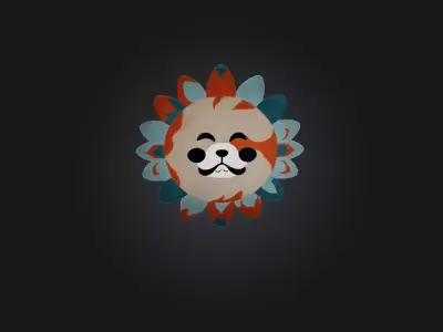 Cartoon Rug 3D model