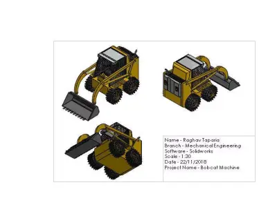 BOBCAT MACHINE 3D model