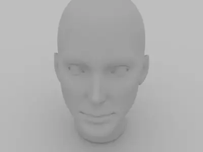 Female Head  3D model