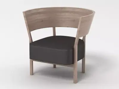 Tosai Lounge Chair 002 3D model
