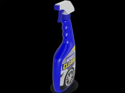 Other car care Wheel Cleaner Gel Low-poly 3D model