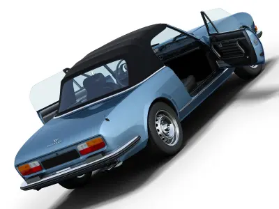 Peugeot 504 Cabriolet 3D model