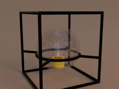 Candle holder 3D model