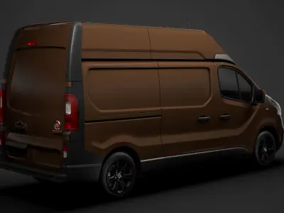 Fiat Talento Van L2H2 2020 3D model