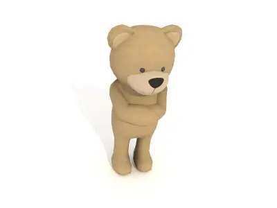 TeddyBear teddy bear Low-poly 3D model